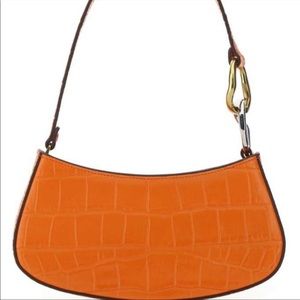 Staud Ollie Moc-Croc shoulder bag